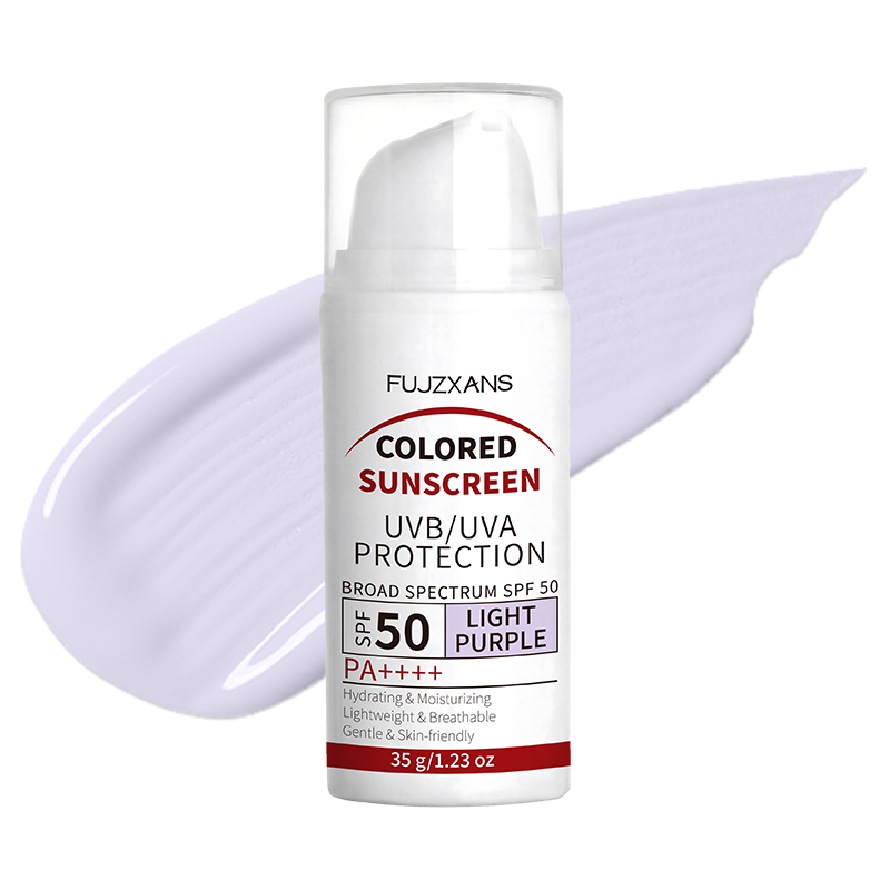 Face Moisturizer Spf - Açık Mor Renkli Güneş Koruyucu SPF