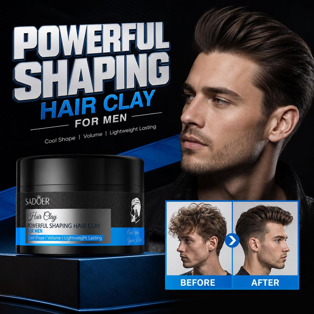 Men Grooming Usa - Mat Saç Şekillendirici Kil Güçlü Tutuş