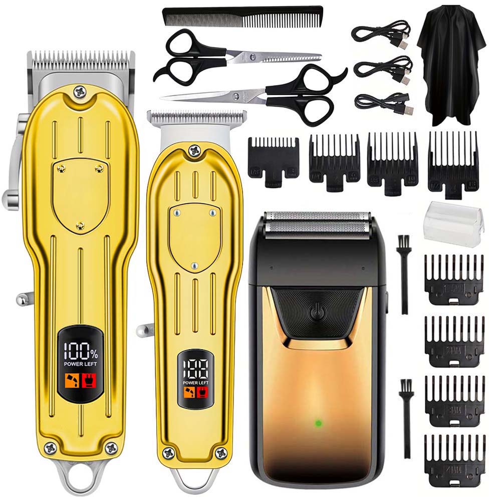 Men'S Grooming Electric Trimmer - LCD Ekranlı Profesyonel Saç Kesme Makinesi