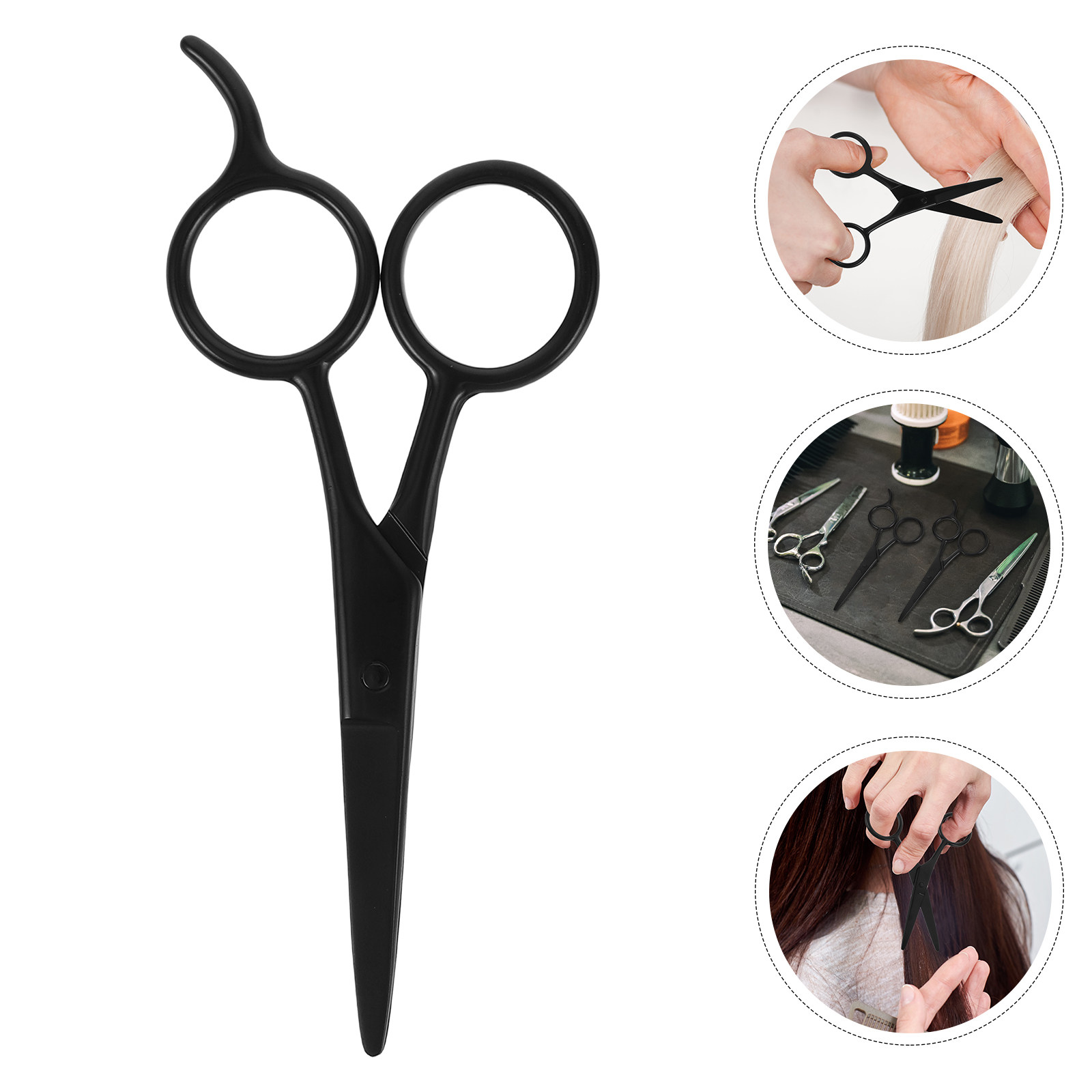 Grooming Men'S Eyebrows - 2 adet siyah paslanmaz çelik sakal