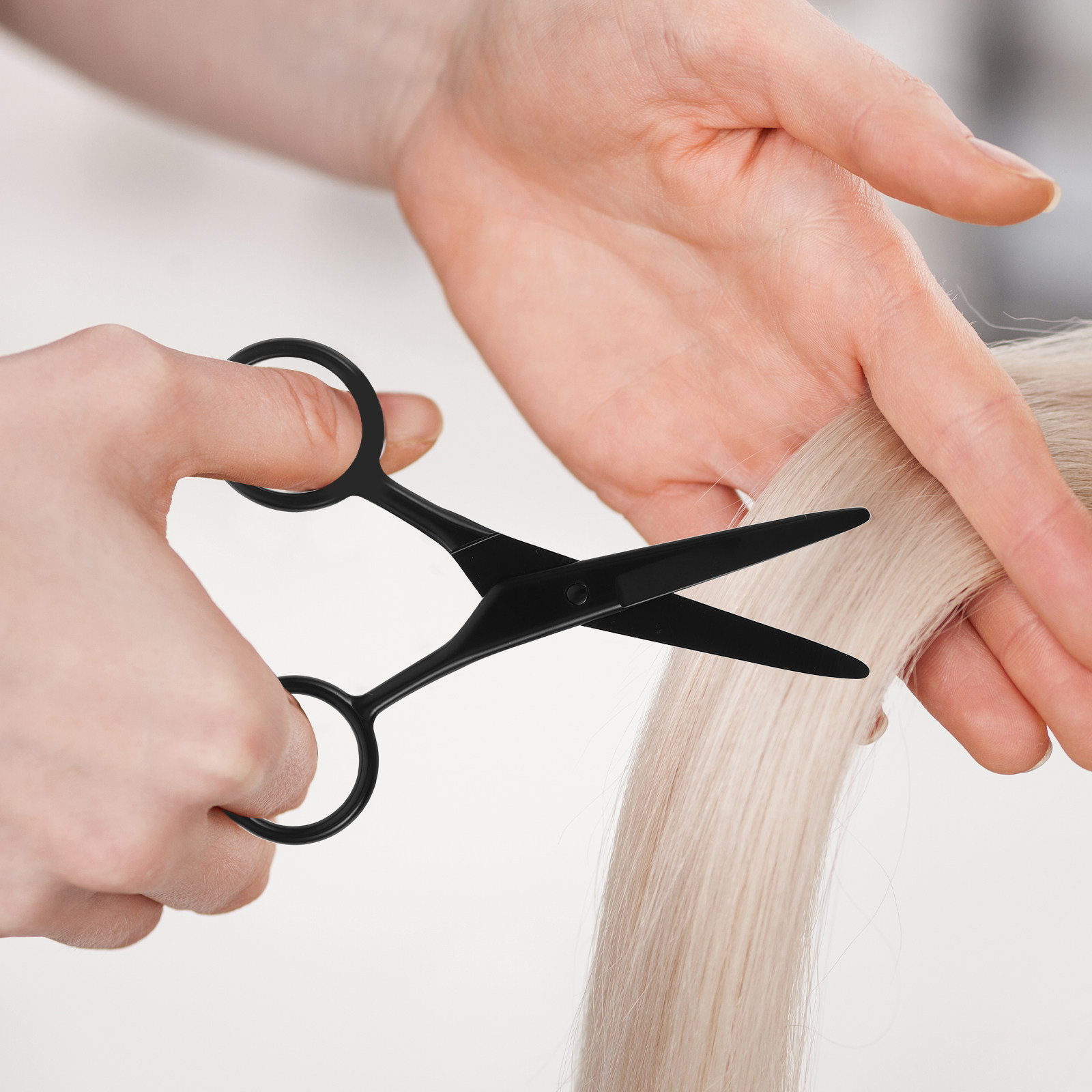 Men'S Grooming Eyebrow Trimming - 2 adet siyah paslanmaz çelik sakal