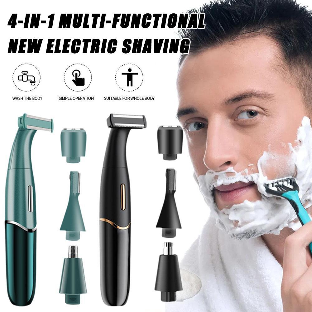 Men'S Grooming Eyebrow Trimming - 3'ü 1 Arada Elektrikli Tıraş Makinesi