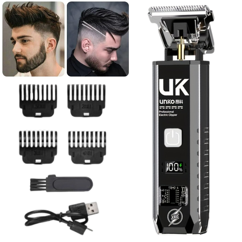 Men'S Grooming Electric Trimmer - T9 Elektrikli Sakal Düzeltici Akülü Saç