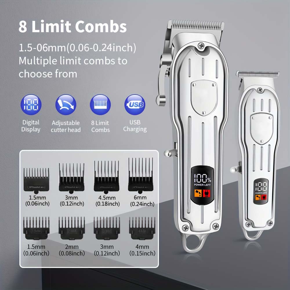 LCD Ekranlı Profesyonel Saç Ke - Men'S Grooming Electric Trimmer incelemesi ve fiyatı