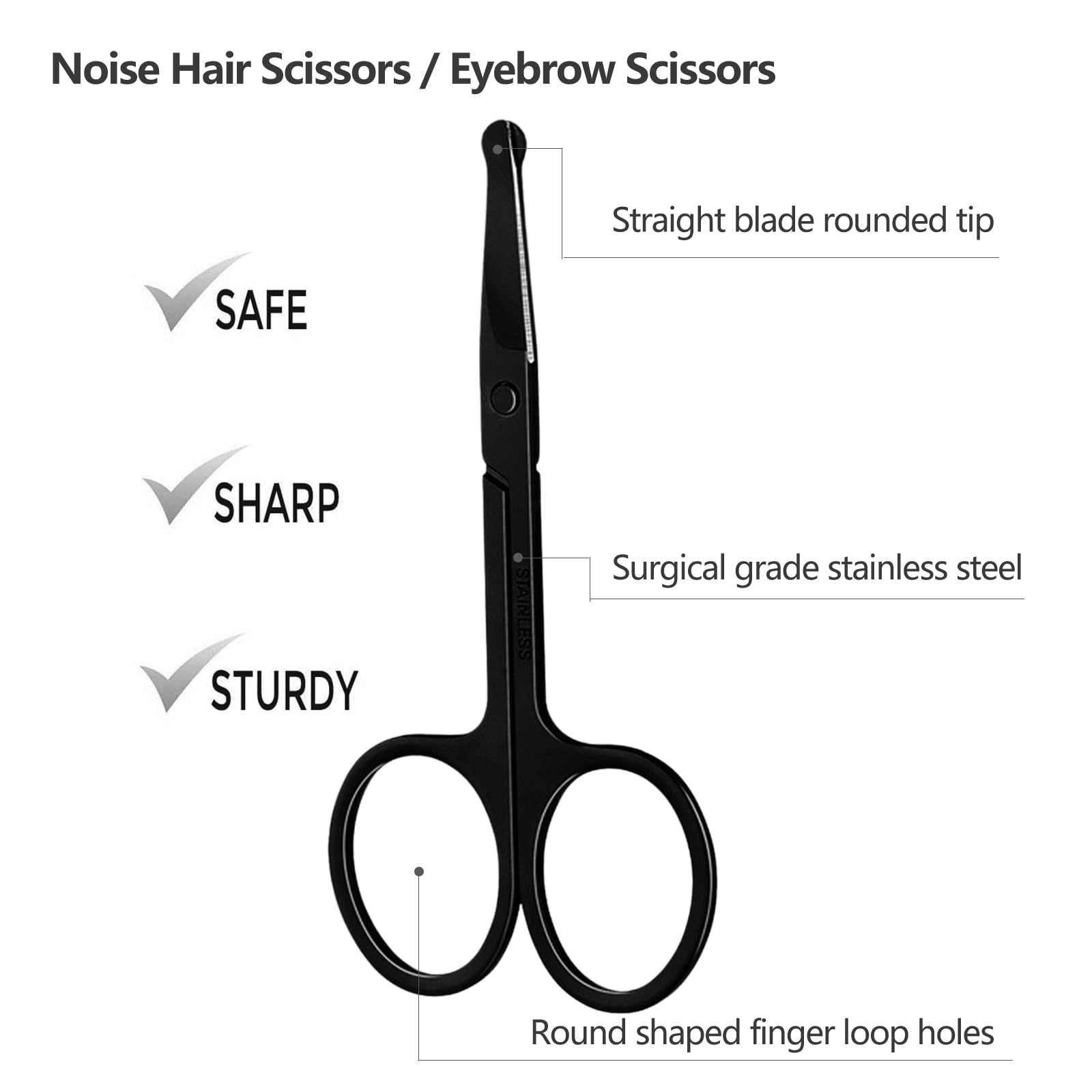 Kamallı Kaş Makası Erkekler ve - Grooming Men'S Eyebrows incelemesi ve fiyatı